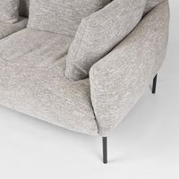 GIANO Sofa Three Seater Fleck Grey - MRDFUR695