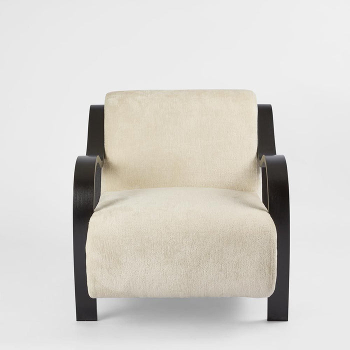 Apollo Armchair Ivory & Black - MRDFUR696
