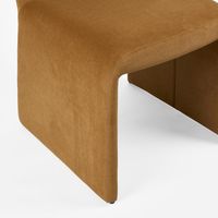 Moduvo Velvet Dining Chair Yellow - MRDFUR698