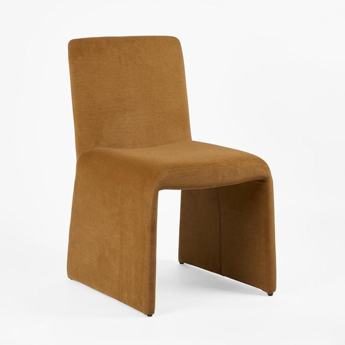 Moduvo Velvet Dining Chair Yellow - MRDFUR698