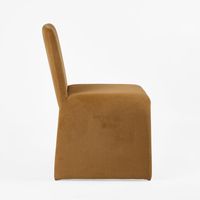 Moduvo Velvet Dining Chair Yellow - MRDFUR698