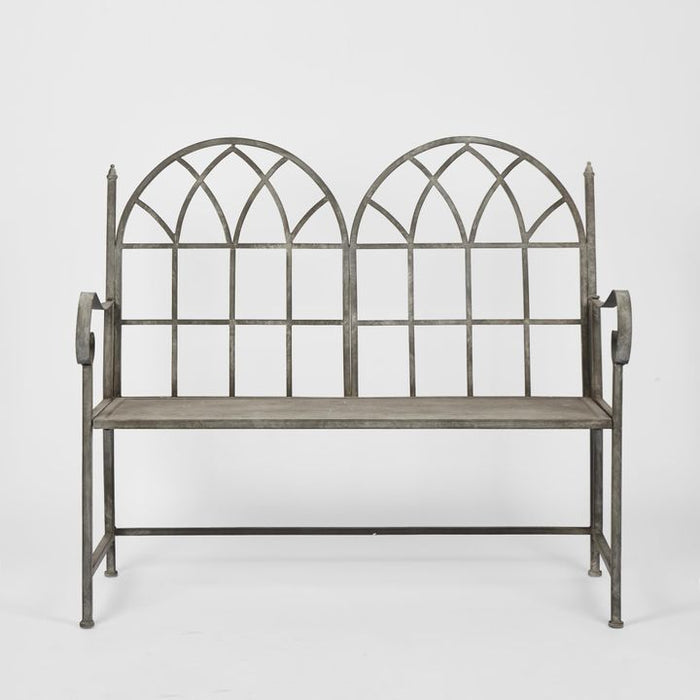 Luxembourg Metal Verandah Seat Zinc - PPFUR9156