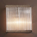 Buy Wall Sconce Australia Verre Rectangular Glass Wall Light Nickel - ELJE13654