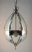 Buy Ceiling Lanterns Australia Saville 3 Light Chandelier Shiny Nickel - ELCITFR3975SH