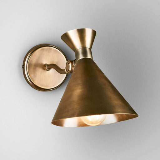Buy Wall Sconce Australia Lawson Industrial Wall Light Brass - ELKH534B