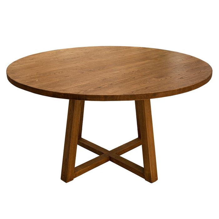 Denver Oak Dining Table Dark Natural - FUR660NAT