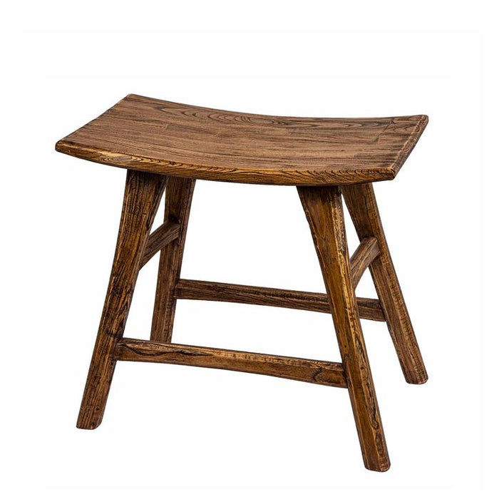 Denver Elm Wood Stool Natural - FUR1855