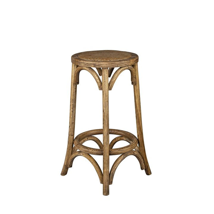 Denver Elm Wood Stool Natural - FUR1055NAT