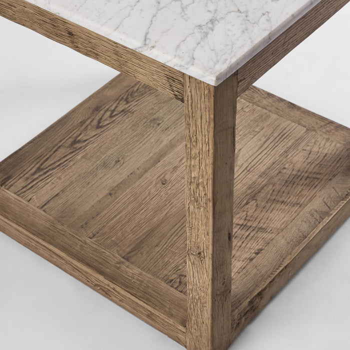 Denver Coffee & Side Table White - FUR1060W