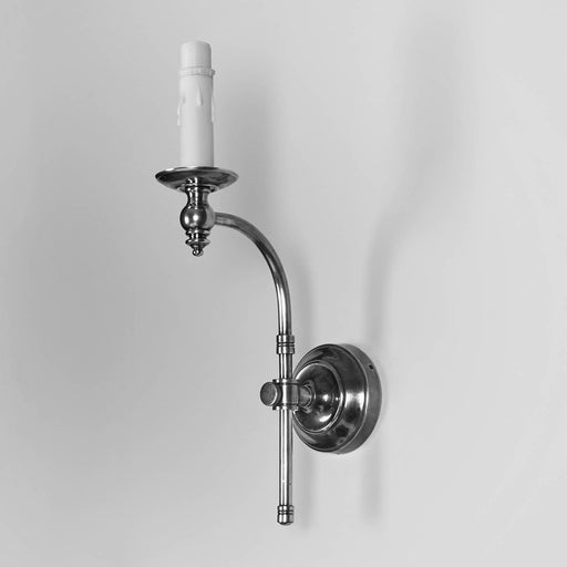 Buy Wall Sconce Australia Soho Curved 1 Light Sconce Base Antique Silver - ELPIM50002AS