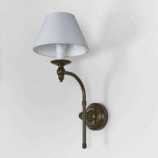 Buy Wall Sconce Australia Soho Curved 1 Light Sconce Base Bronze - ELPIM50002FLBR