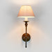 Buy Wall Sconce Australia Soho Curved 1 Light Sconce Base Bronze - ELPIM50002FLBR