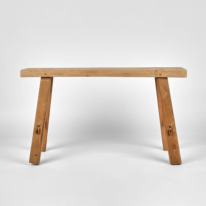 Medium Teak Wood Bench Natural - RHRA07NA