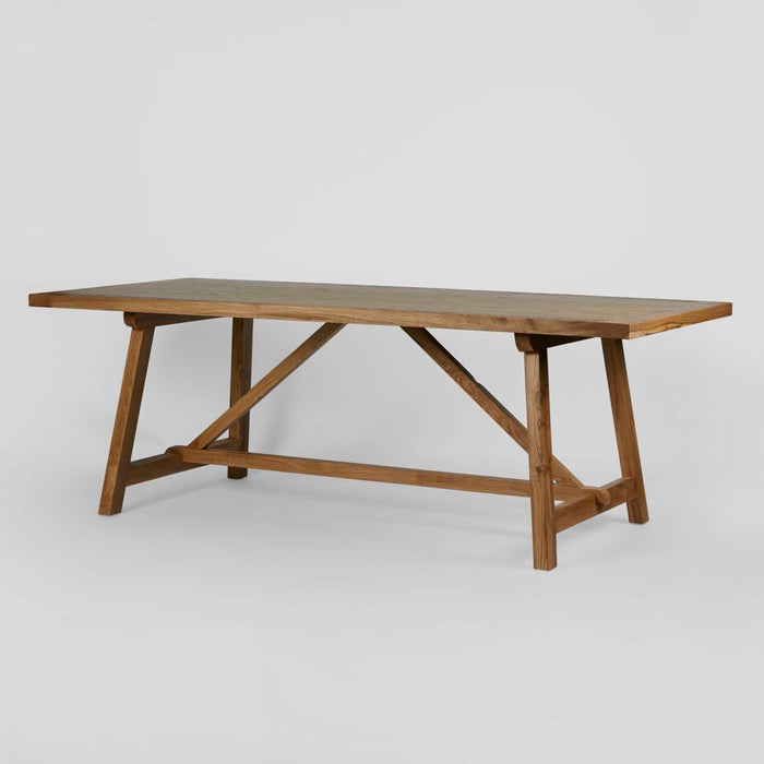 Varro Oak Wood Dining Table Natural - FUR1266