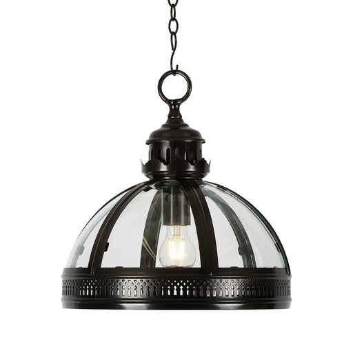 Buy Pendant Lights Australia Winston 1 Light Pendant Black Small - ELCITFR4482BK