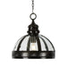 Buy Pendant Lights Australia Winston 1 Light Pendant Black Small - ELCITFR4482BK