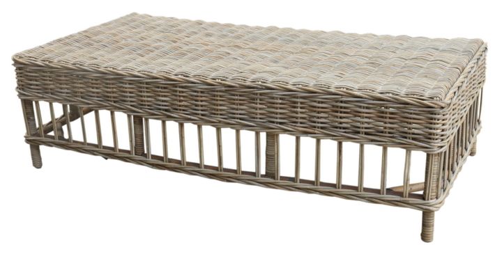 Kubu Rattan Coffee Table Dark Natural - FUR1302