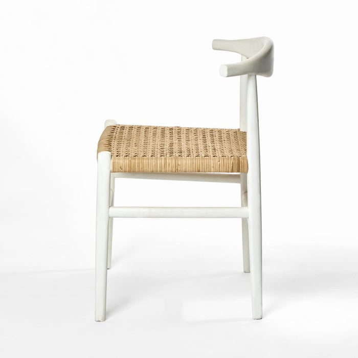 Sorren Chair White & Natural - MRDFUR0004