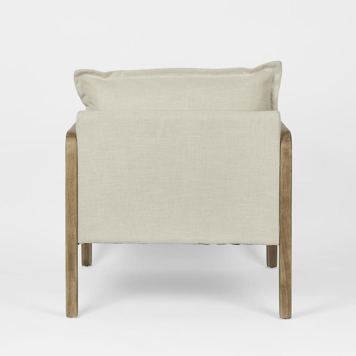 Coolum Armchair Natural & Cream - FUR0042