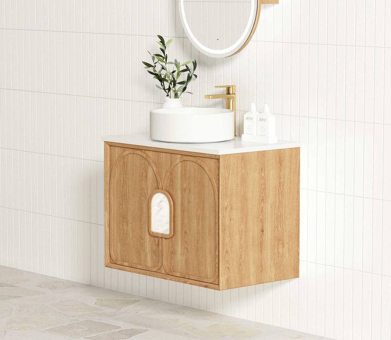 Laguna Wall Hung Vanity Natural Oak - LG600N