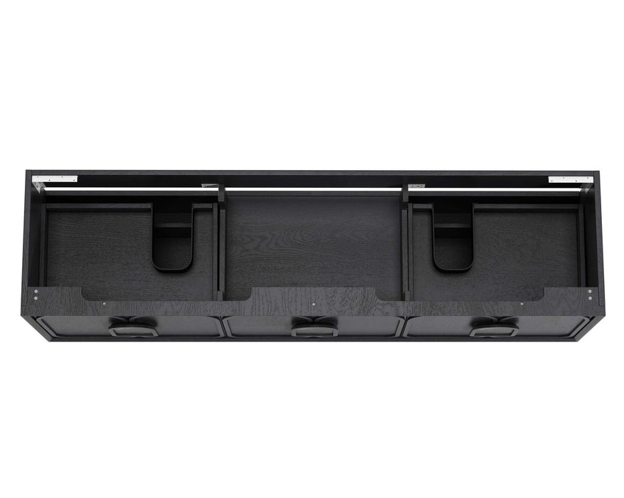 Laguna Wall Hung Vanity Black Oak - LG1800B