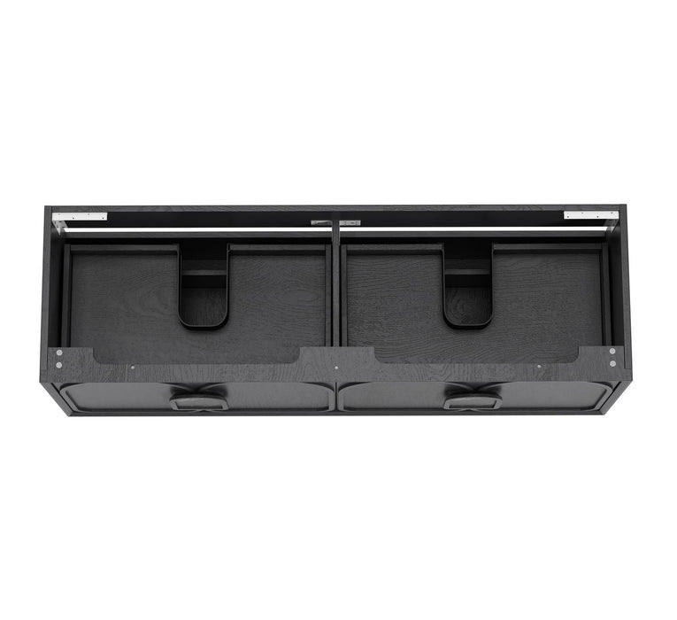 Laguna Wall Hung Vanity Black Oak - LG1500B