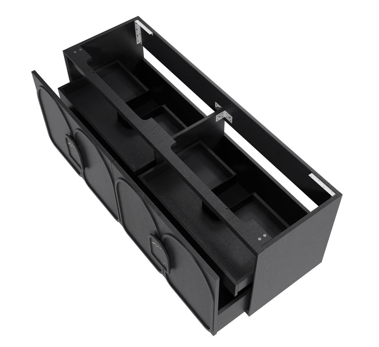 Laguna Wall Hung Vanity Black Oak - LG1500B