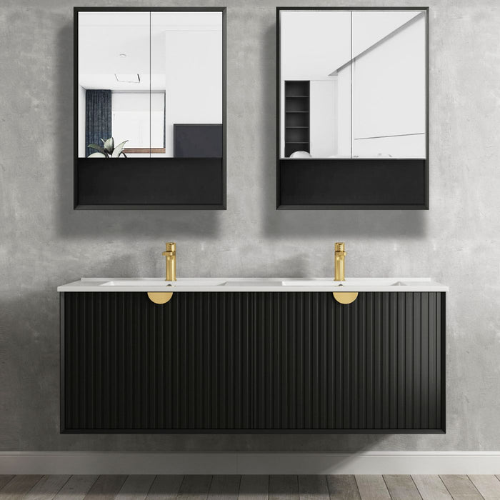 Marlo Plywood Shaving Cabinet Black - MASV600B
