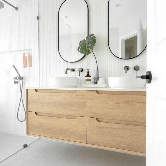 Byron Wall Hung Vanity Natural Oak - BY1500N