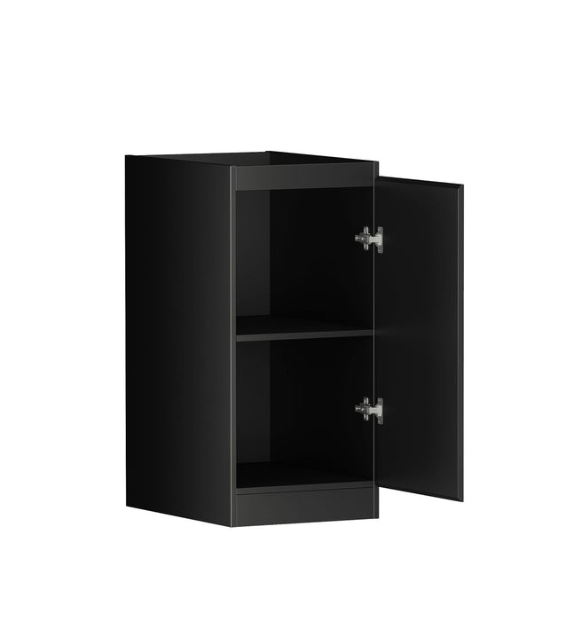 Hampshire Plywood Laundry Matte Black - LA-BOH400B