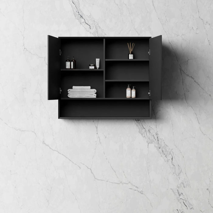 Marlo Plywood Shaving Cabinet Matte Black - MASV900B