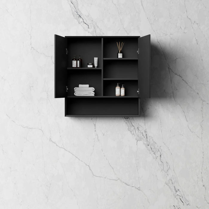 Marlo Plywood Shaving Cabinet Matte Black - MASV750B