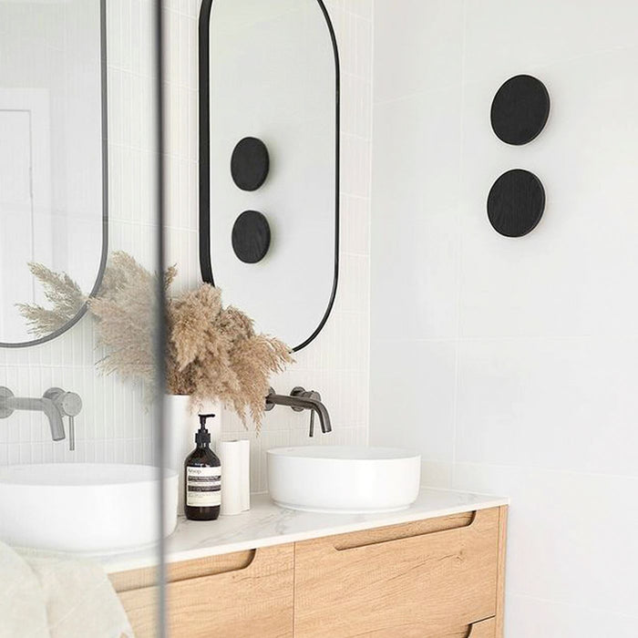 Byron Wall Hung Vanity Double Bowl Natural Oak - BY1200N-D