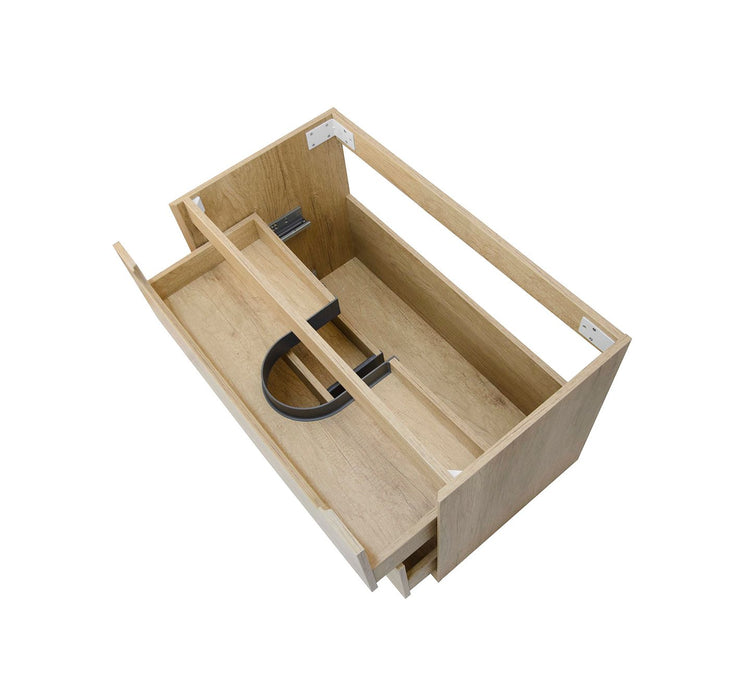 Byron Wall Hung Vanity Natural Oak - BY750N