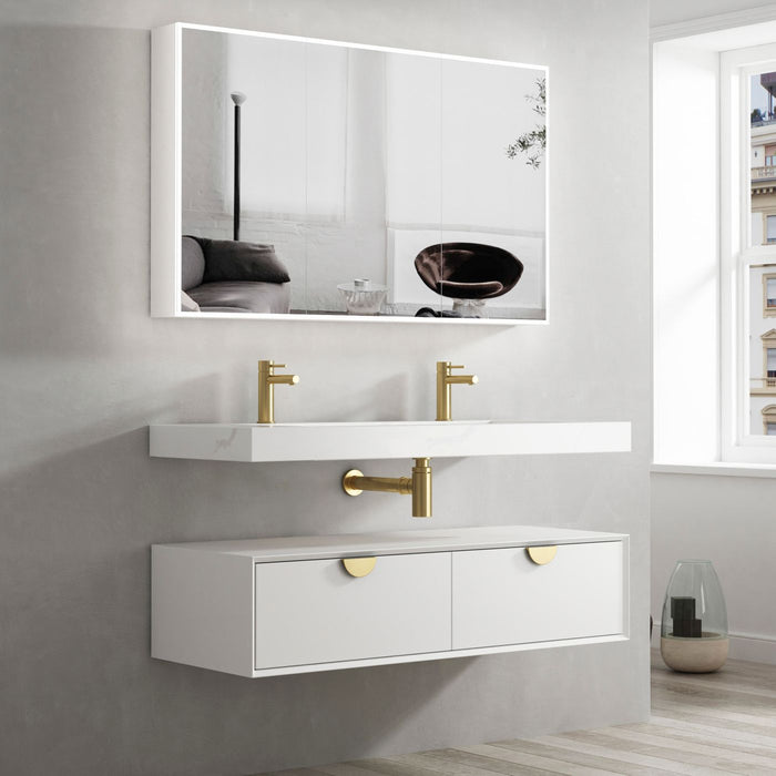 Moonlight 1200mm Wall Hung Cabinet White - ML1200W