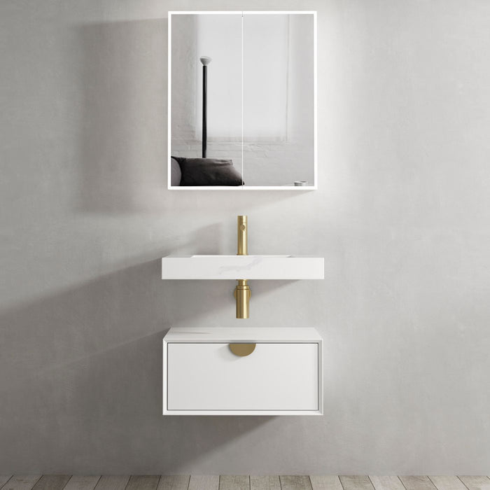 Moonlight 600mm Wall Hung Cabinet White - ML600W
