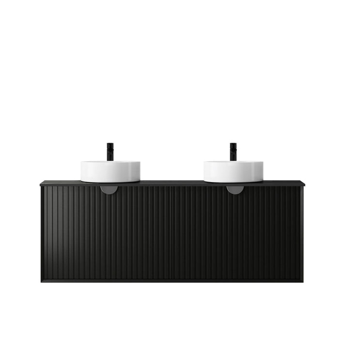 Marlo 1500mm Wall Hung Vanity Matte Black - MA1500B