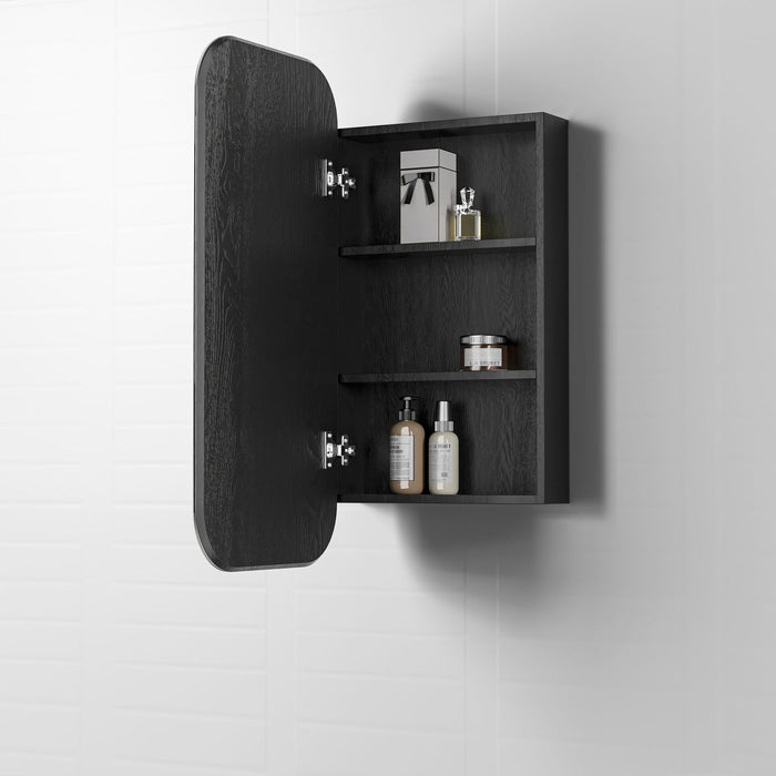Newport Wall Cabinet 450x900 Black Oak - SSQ9045B