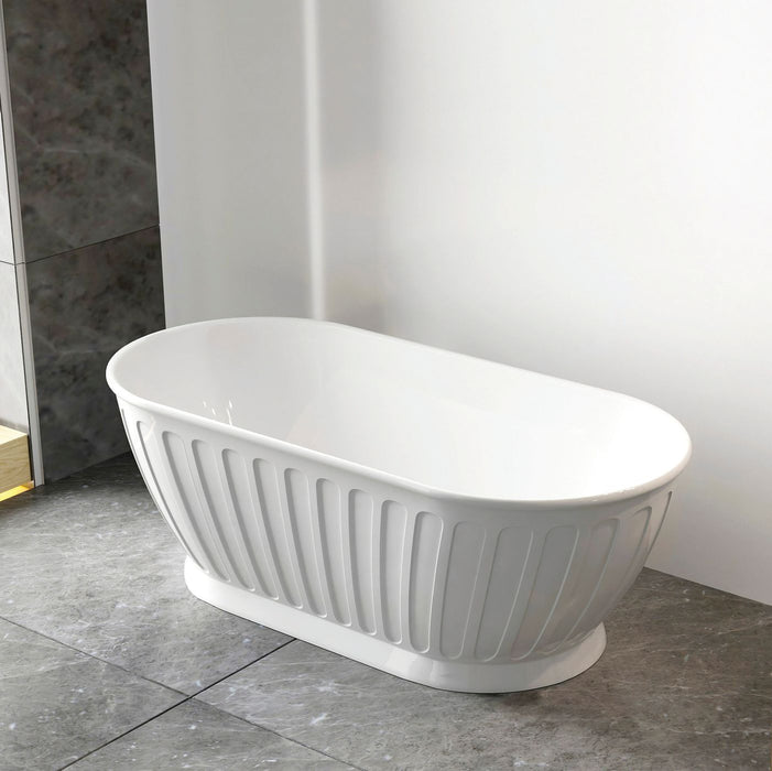 Kensington Acrylic Free Standing Bath Gloss White - AKBT-1500