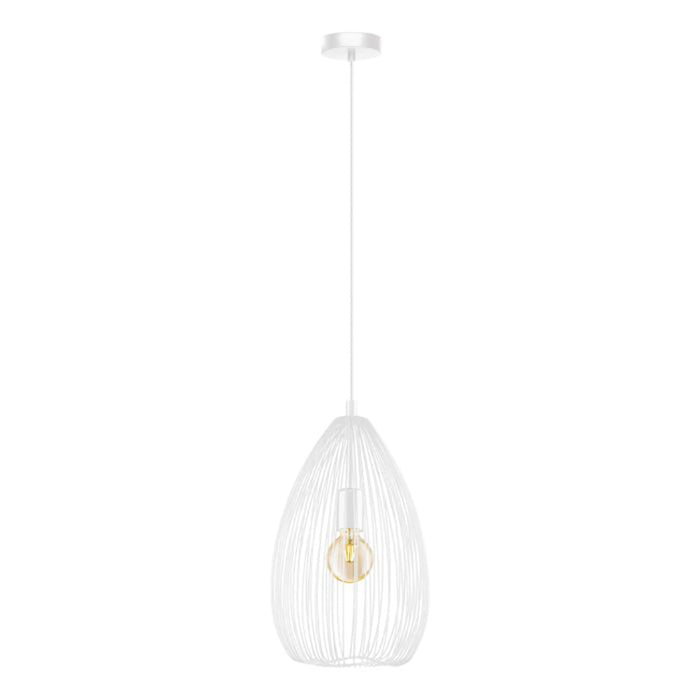 Buy Pendant Lights Australia Clevedon Pendant Light White Steel - 205662