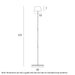 Buy Floor Lamps Australia BRIANA Floor Lamp Brown 3CCT - BRIANA FL-BRW
