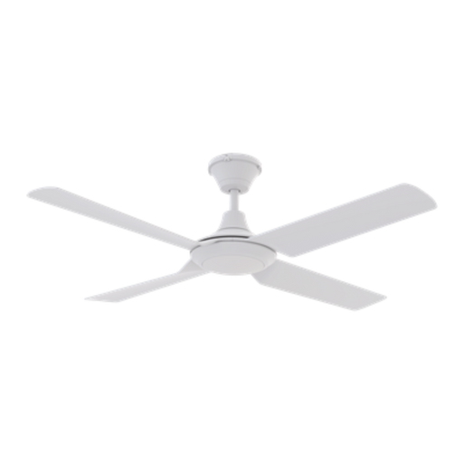 Buy DC Ceiling Fans With Light Australia Fresco DC Ceiling Fan 52" White LED Light White - 60091
