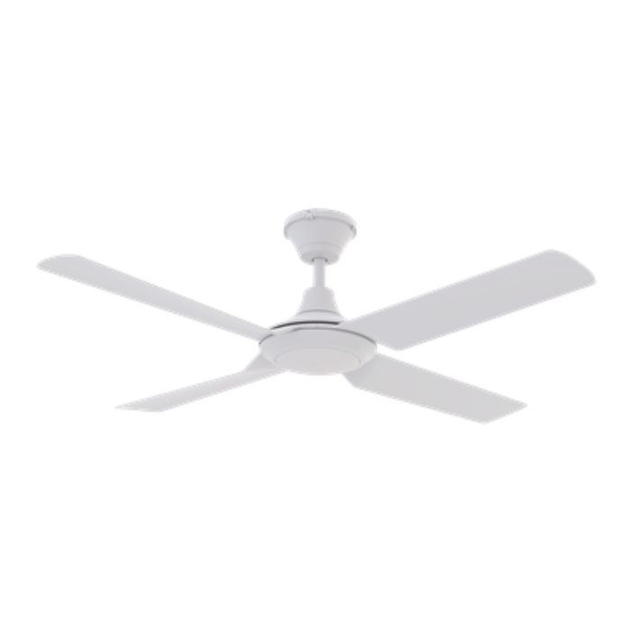 Buy DC Ceiling Fans With Light Australia Fresco DC Ceiling Fan 52" White LED Light White - 60091
