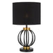 Buy Table Lamps Australia Grada 1 Light Table Lamp Antique Gold & Black - GRADA TL-BKAG