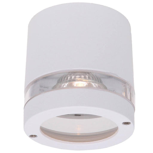Buy Outdoor Close To Ceiling Lights Australia Focus 1 Light Outdoor Ceiling Light White - 874231