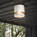 Buy Outdoor Close To Ceiling Lights Australia Focus 1 Light Outdoor Ceiling Light White - 874231