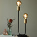 Buy Table Lamps Australia Josefine 2 Light Table Lamp Matt Black & Brass - 48955003