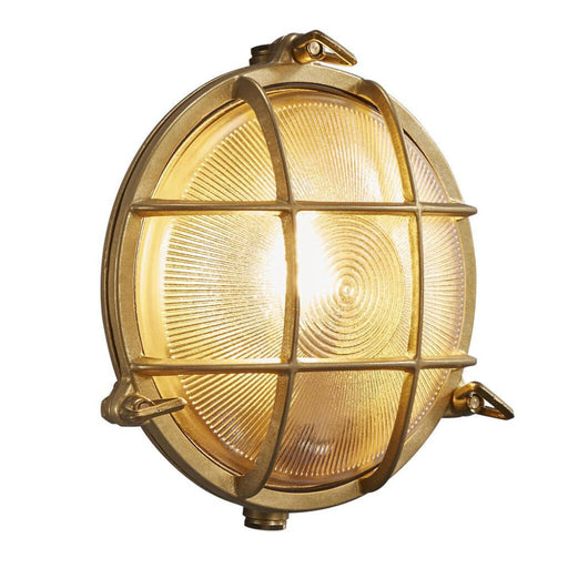 Buy Bunker Lights Australia Polperro 1 Light Bunker Light Brass - 49021035