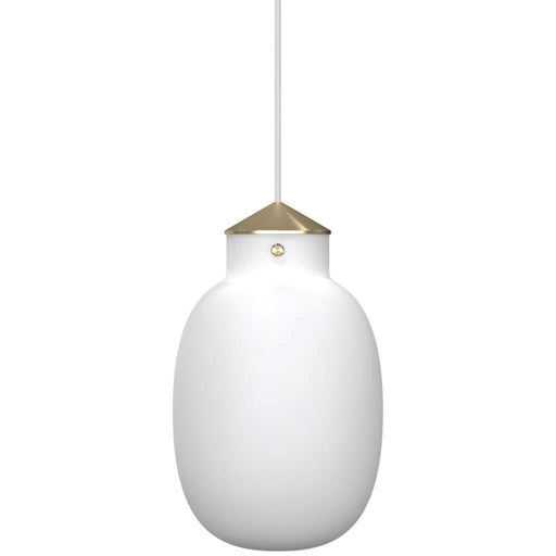Buy Pendant Lights Australia Raito 22 Small Oval Pendant Opal White - 48043001