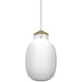 Buy Pendant Lights Australia Raito 22 Small Oval Pendant Opal White - 48043001